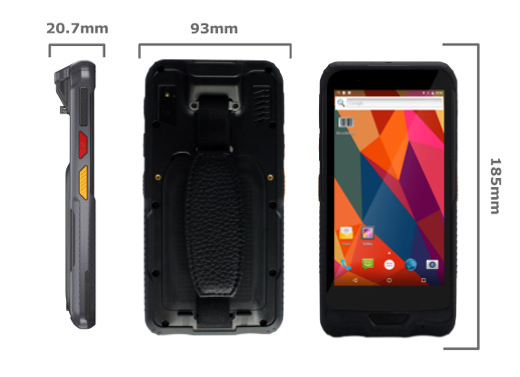 Wzmocniony Wytrzymay Terminal Mobilny Emdoor EM-T62